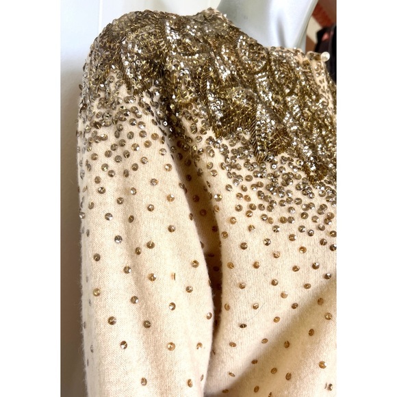 VINTAGE 1950’s SEQUINED CARDIGAN Bust 42 - Picture 5 of 12